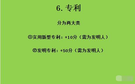 2020年深圳积分入户表：加分项